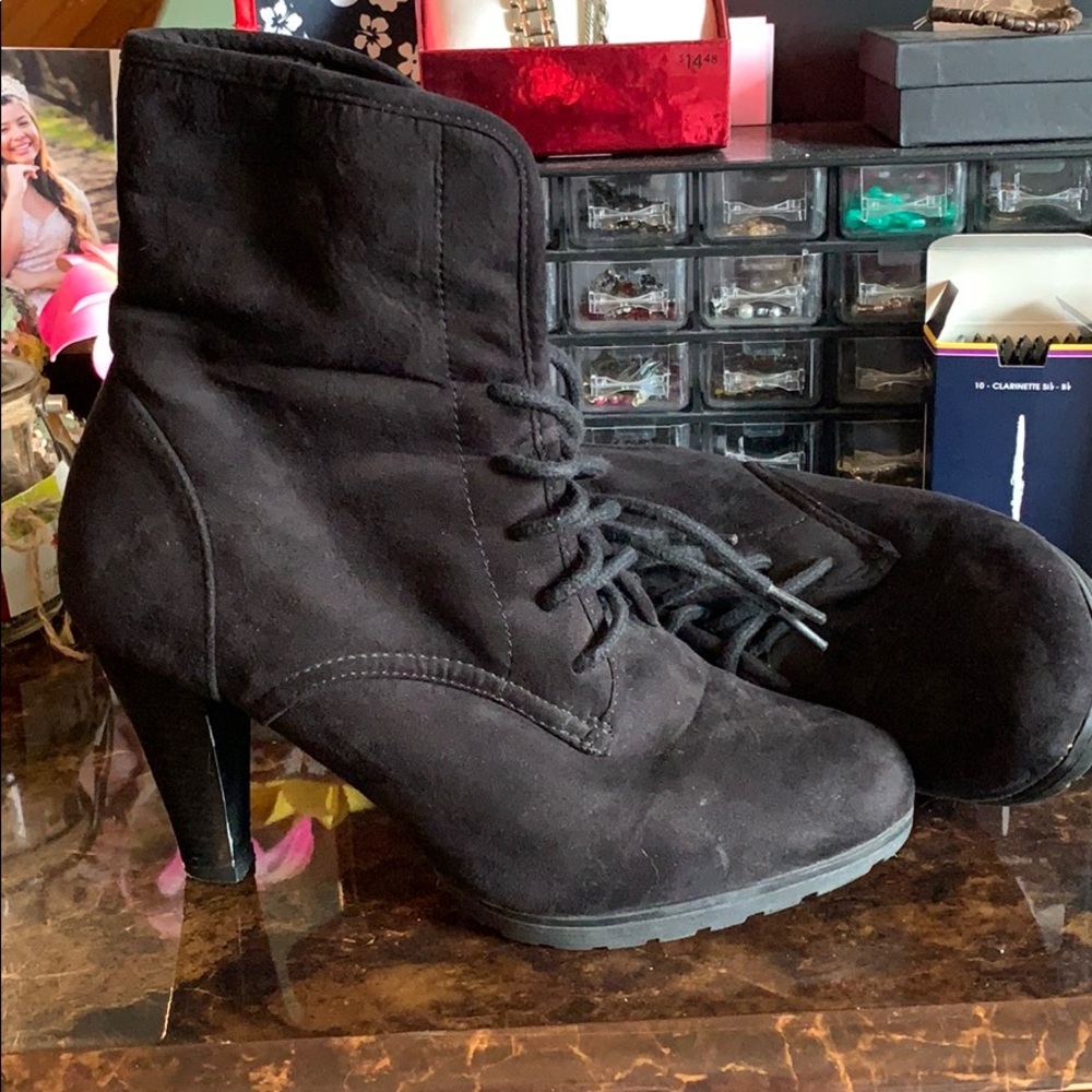Black booties